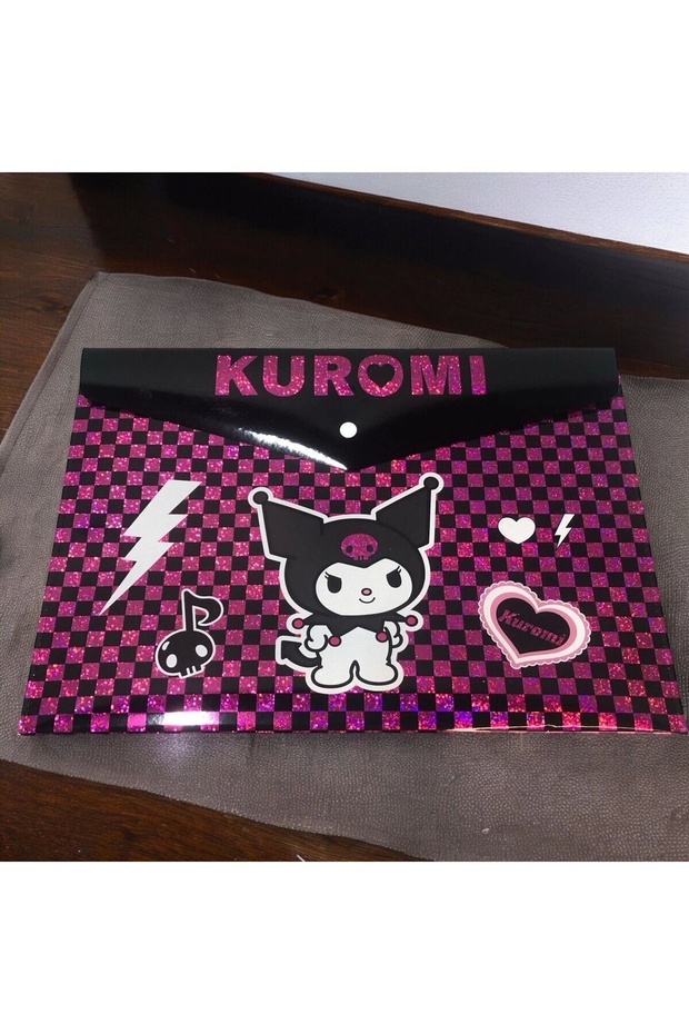 Kuromi Snap Envelope File - Practical and Stylish Design - 1