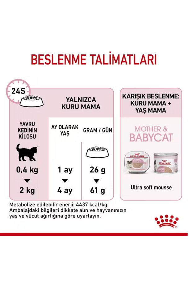 Mother&BabyCat Gebe/Laktasyondaki Anne ve Yavru Kedi için Kuru Kedi Maması 400g - 8