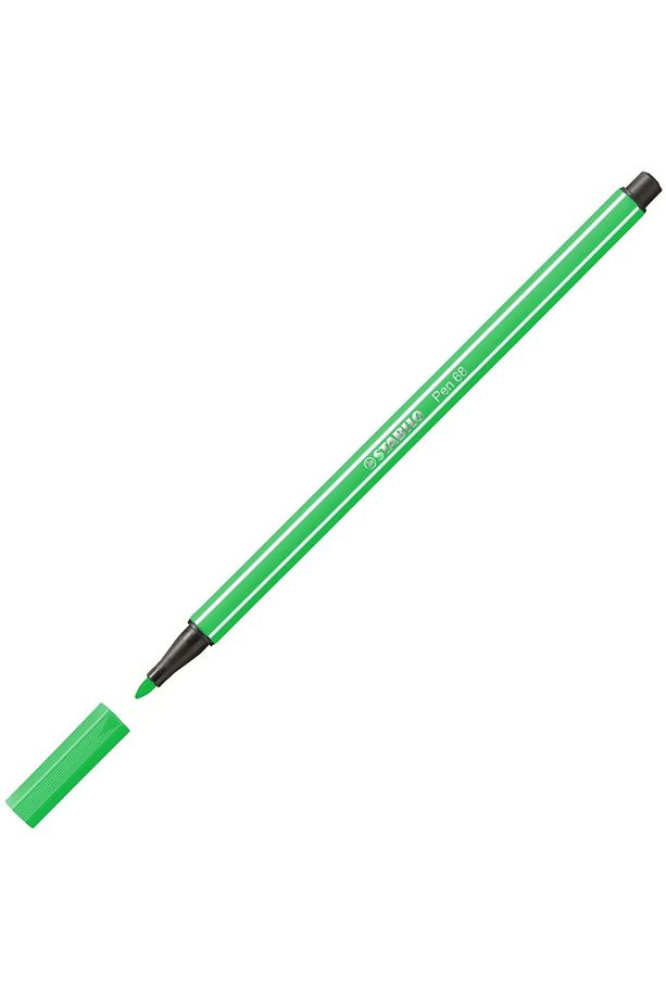 Pen 68 1.0mm Keçe Uçlu Kalem 68/033 Floresan Yeşil - 1