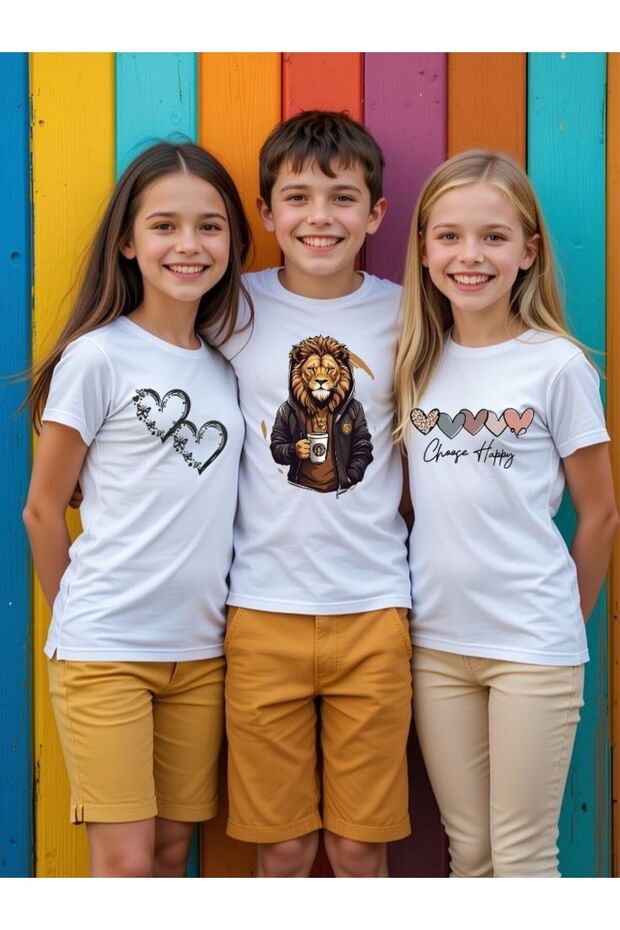 3-Piece Unisex T-Shirt Suitable for All Styles – Comfortable and Modern Fit