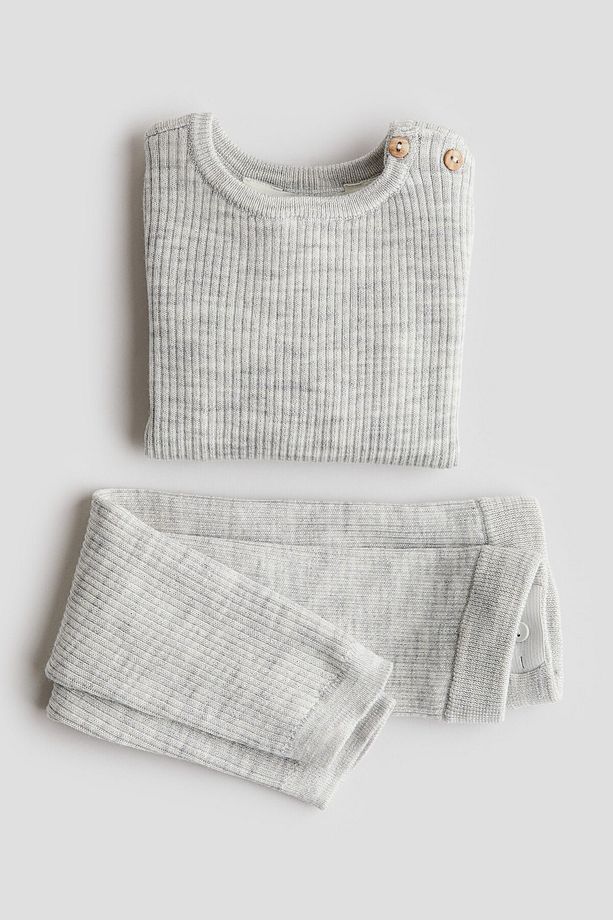 2 Parçalı Merinos Yünlü Set - 2