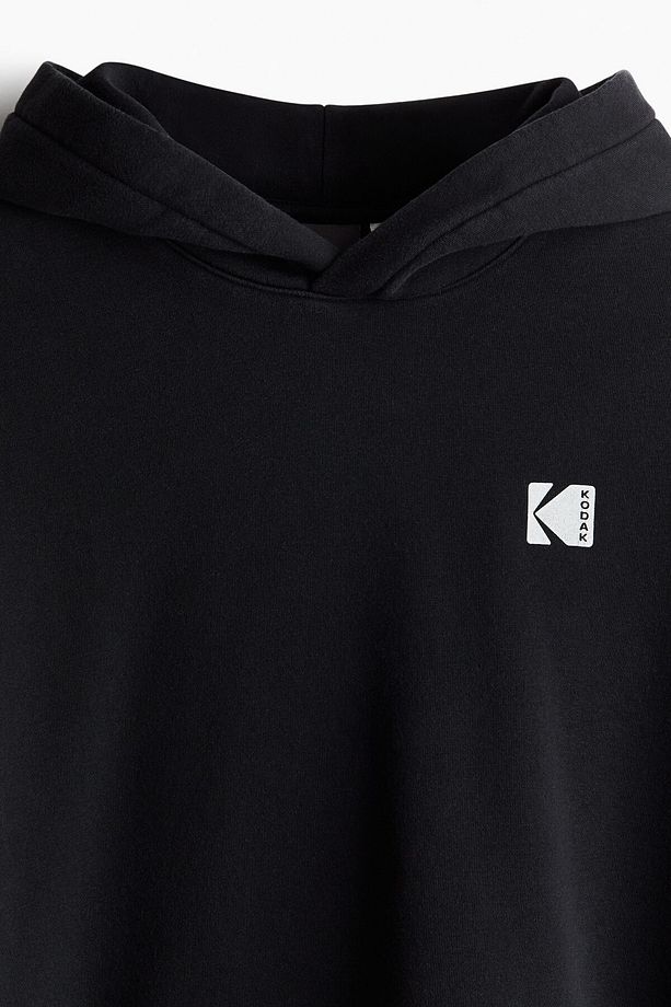 Loose Fit Kapüşonlu Üst - 7
