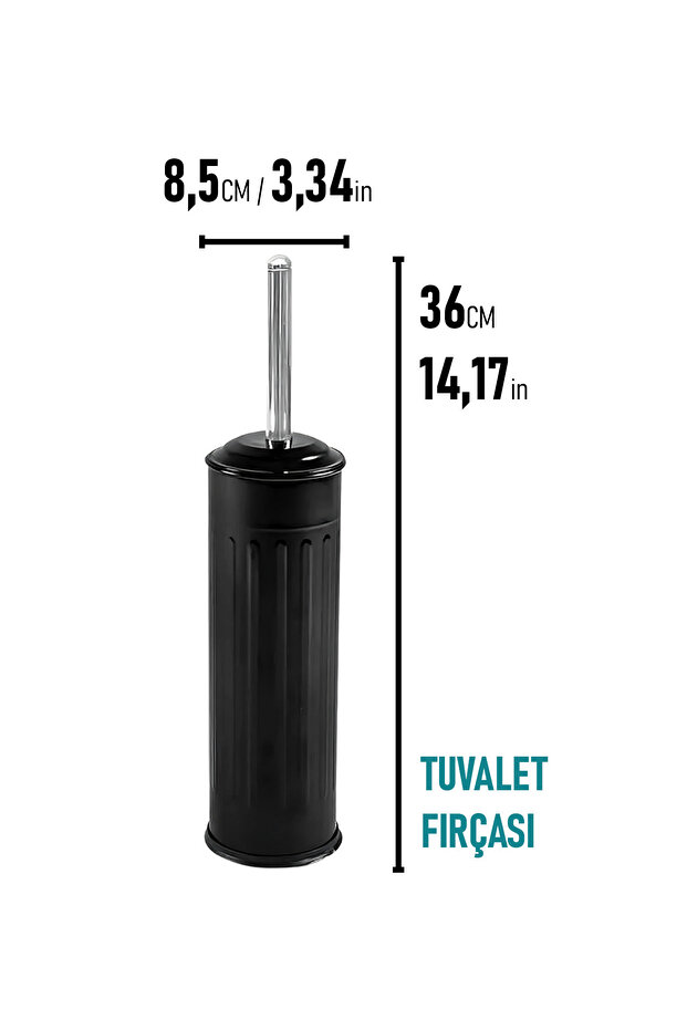 Ikili Banyo Seti Siyah Vintage - 3