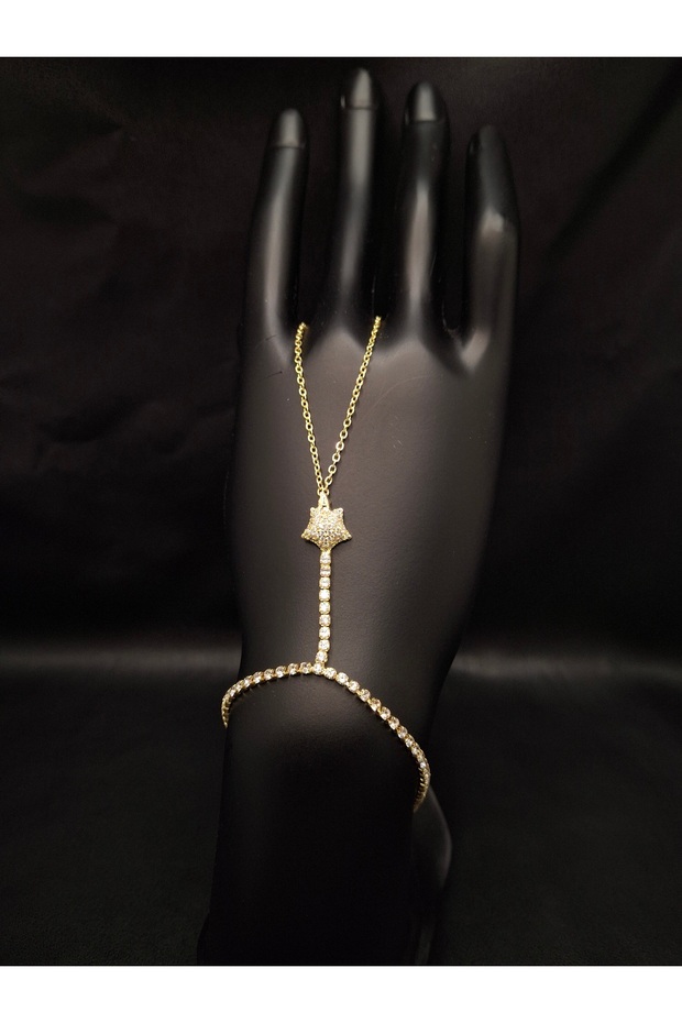 Gold Color Stone Waterway Model Star Detailed Shahmeran