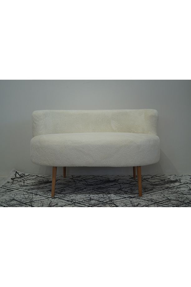 Ekru Teddy Çift Kişilik Berjer (SALON, BALKON, OFİS) - 5
