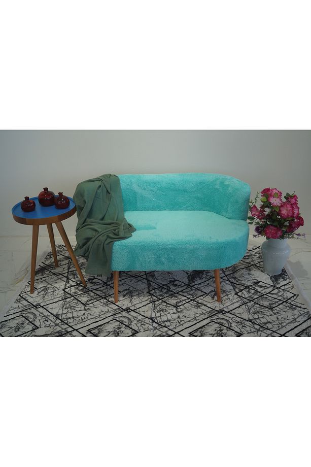 Turkuaz Teddy Çift Kişilik Berjer (SALON, BALKON, OFİS) - 1