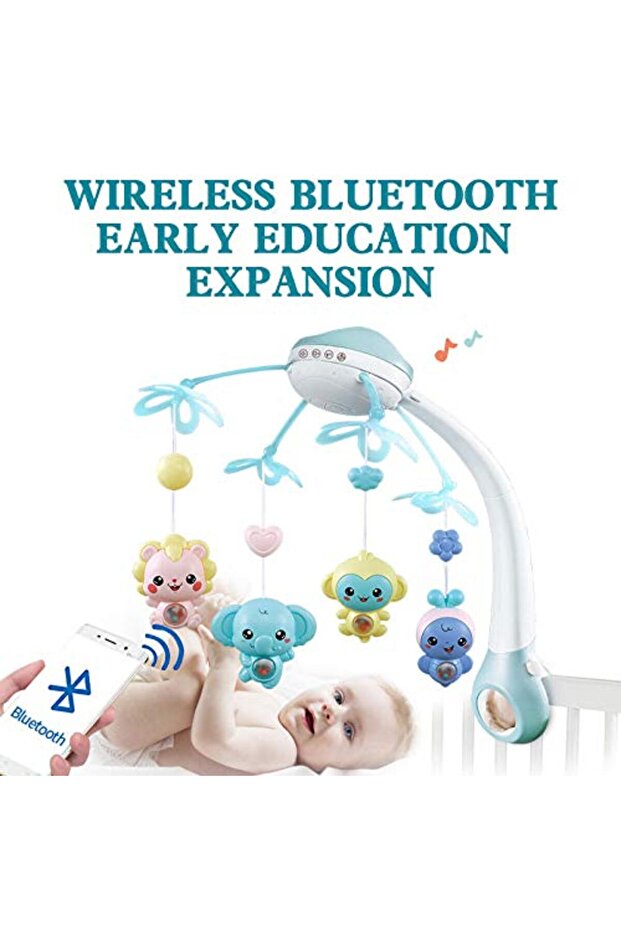 Star Bleu Interactive Crib Carousel - 6