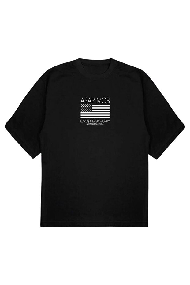 Asap Vlone T-Shirt Oversize t Shirt Black