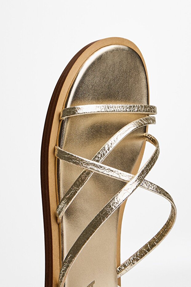 Flat multi strap sandals - 5