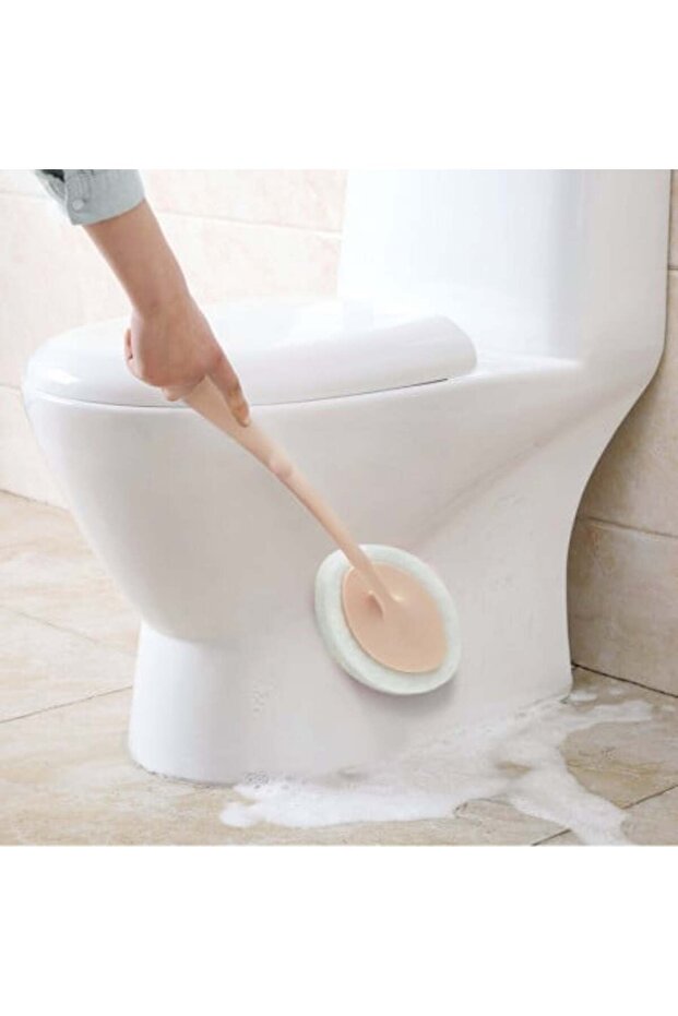 Abrasive sponge brush for washing, replaceable sponge - 1