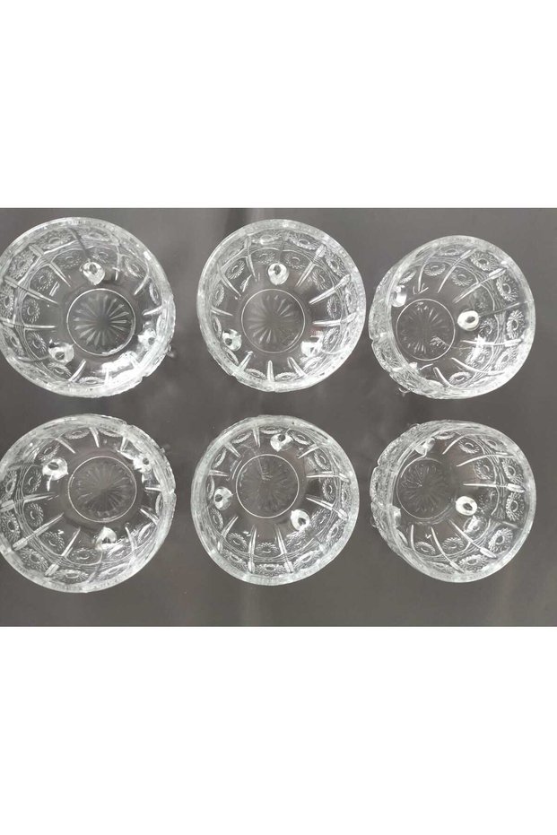 Luxury Glass Bowl Set, 6-Piece Glass Snack Bowl Treat Breakfast Bowl