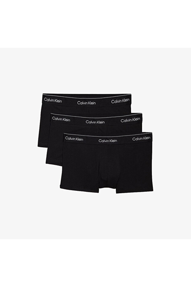 Low Rise Men's Black 3-Piece Boxers