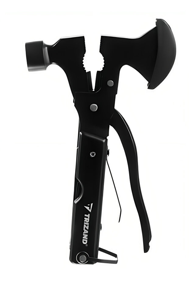 idealSTORE Professional Multifunctional Tool, Includes 17 Different Tools, Axe, Pliers, Pickaxe - 9