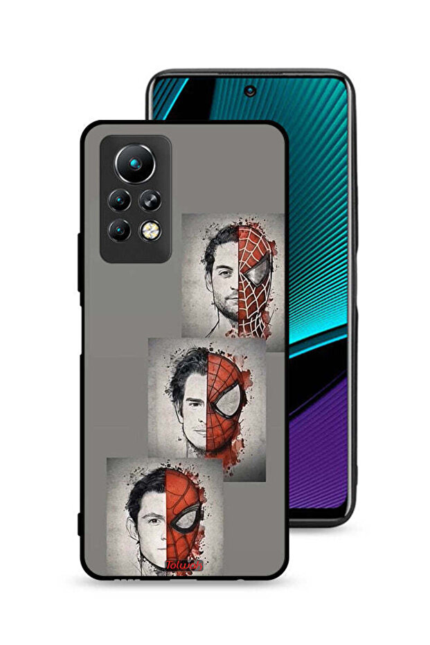 غطاء حماية لهاتف Infinix Note 11 Pro برسومات سبايدر مان