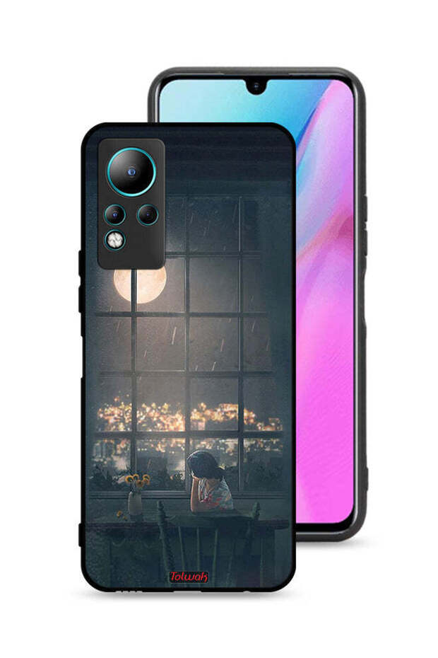 Infinix Note 11 Protective Case Cover Looking At Moon Art