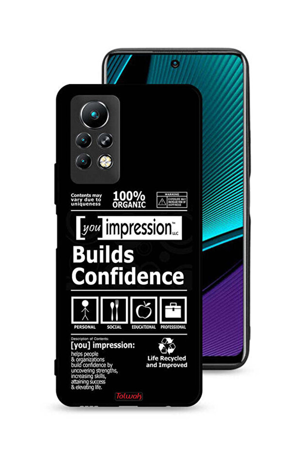 غطاء حماية لهاتف Infinix Note 11 Pro - ملصق يعزز الثقة