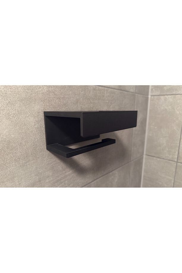 Yapışkanlı Tuvalet Kağıdı Askısı Banyo Tuvalet Kağıtlığı Aparatı Peçetelik Organizer Plastik - 4