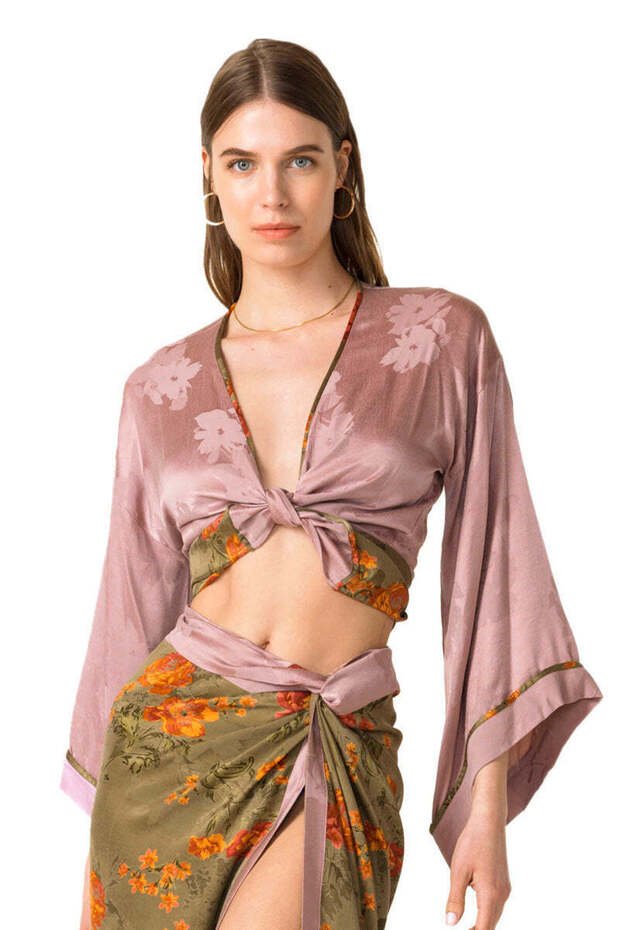 HARPER ÖNDEN BAĞLI BLUZ - 2