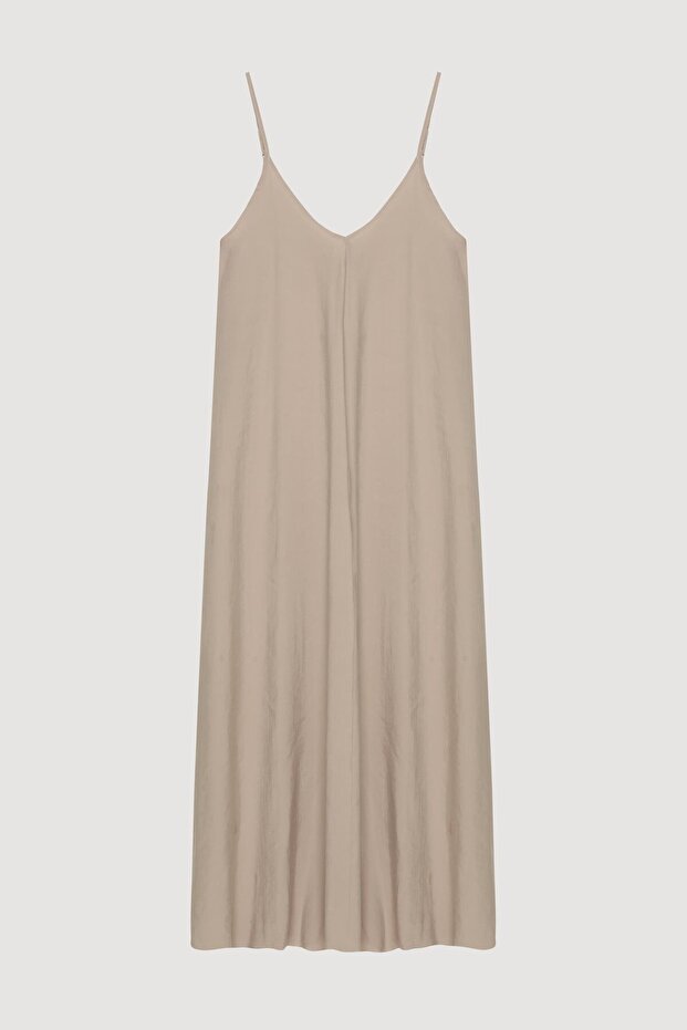 Rochie lungă cu bretele subțiri - 1