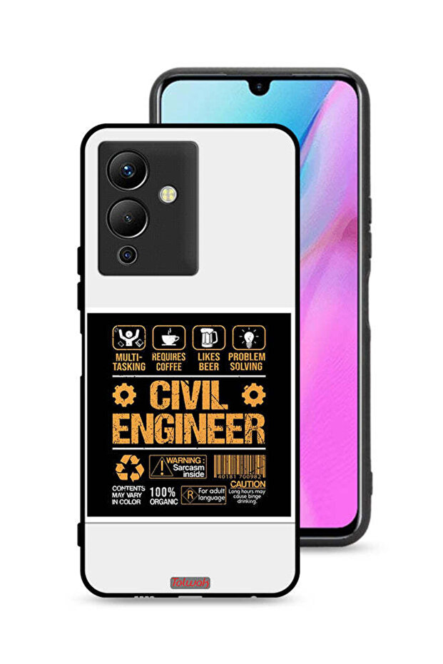 Infinix Note 12 5G Protective Case Cover Civil Engineer Sticker