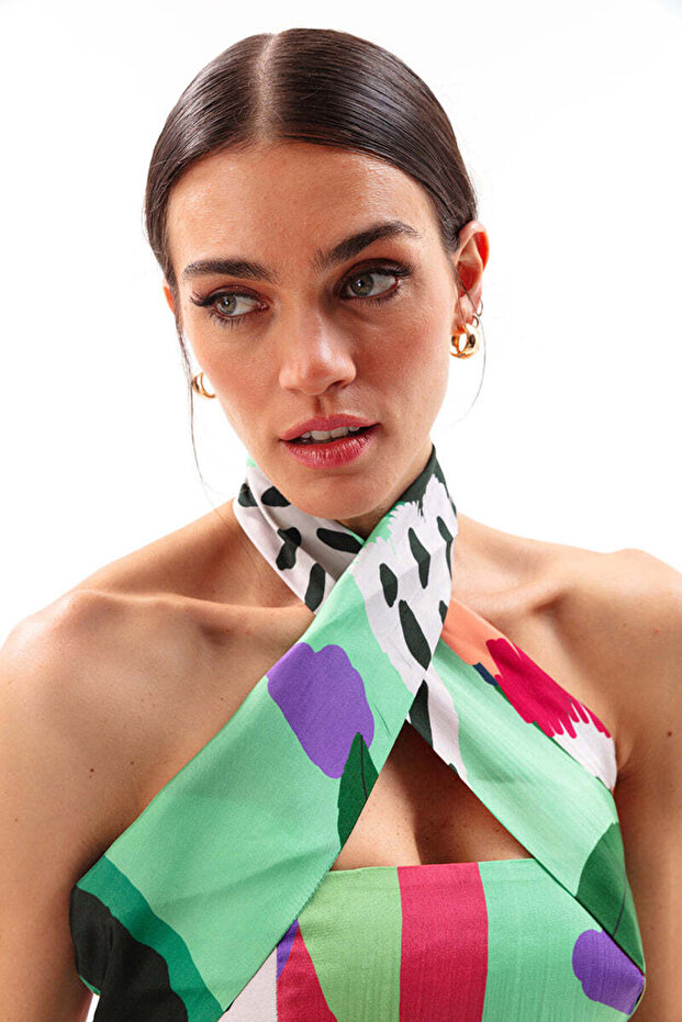 SYLVIA ÇAPRAZ YAKA BLUZ - 2