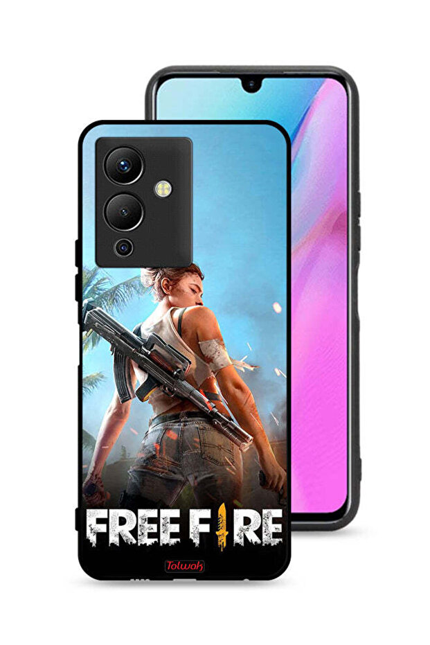 غطاء حماية لجهاز Infinix Note 12 Pro 5G بتصميم فري فاير
