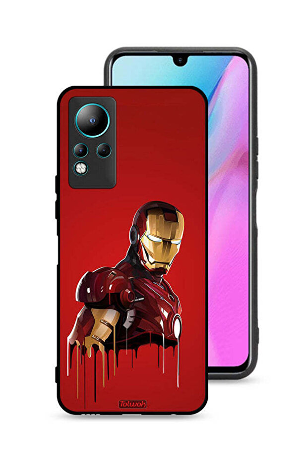 غطاء حماية لهاتف Infinix Note 11 برسومات الرجل الحديدي