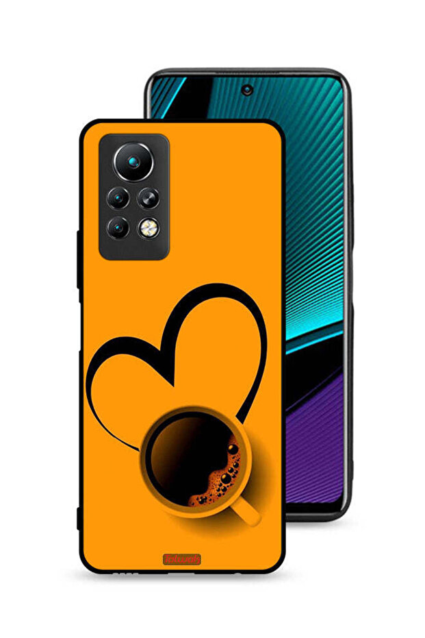 غطاء حماية لهاتف Infinix Note 11 Pro بتصميم فنجان قهوة