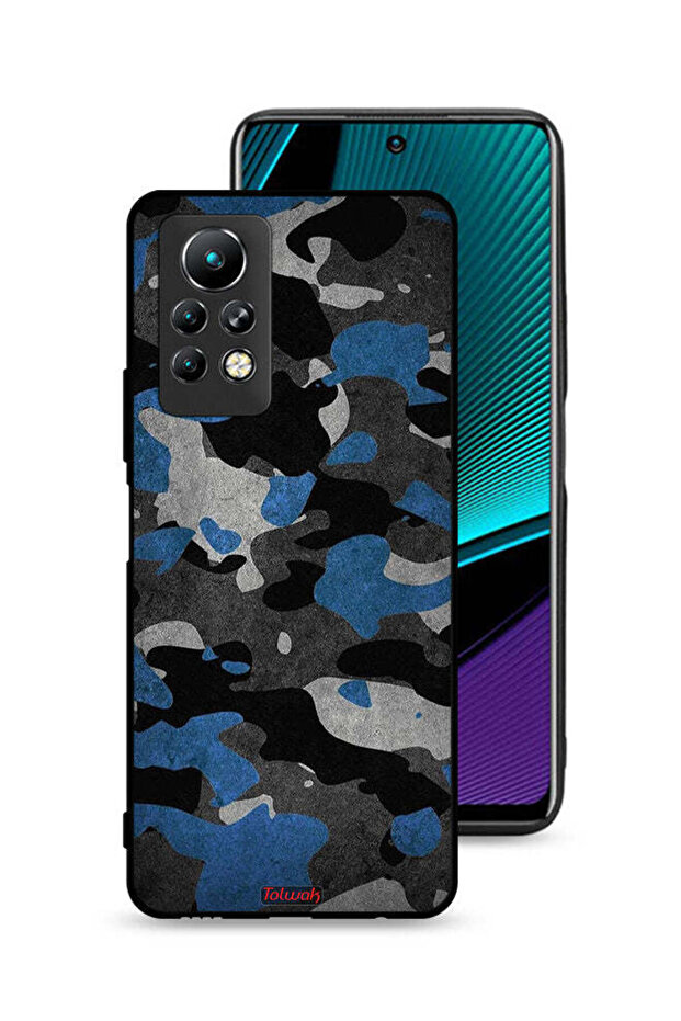 غطاء حماية لهاتف Infinix Note 11 Pro بنمط مموه