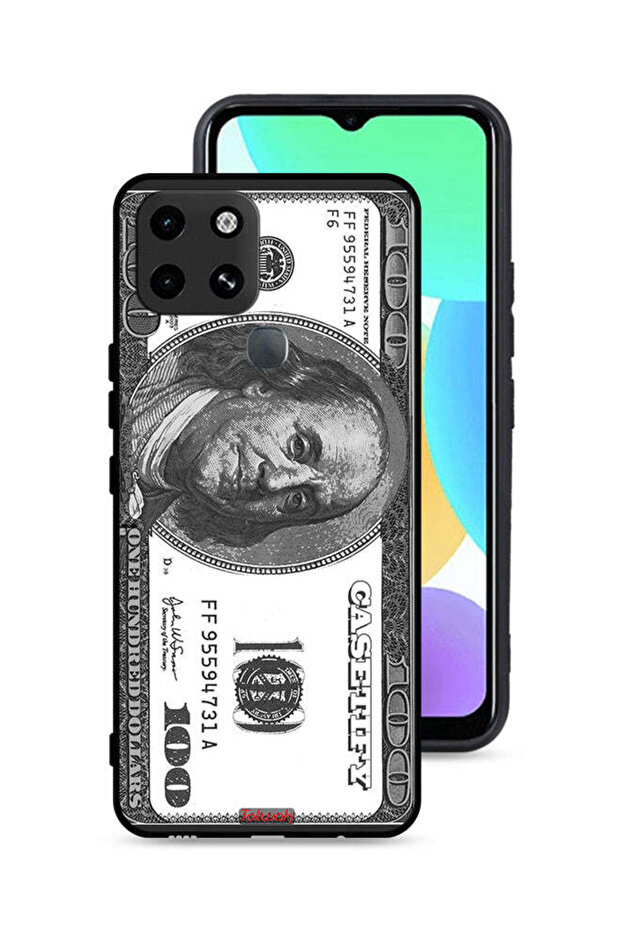 غطاء حماية لهاتف Infinix Smart 6 بنمط الدولار