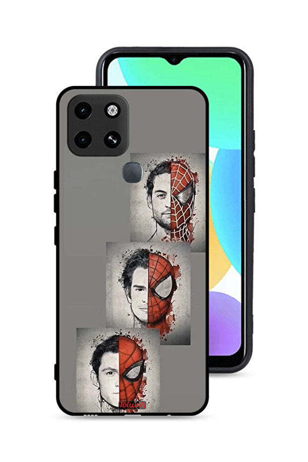 غطاء حماية لهاتف Infinix Smart 6 برسومات سبايدر مان