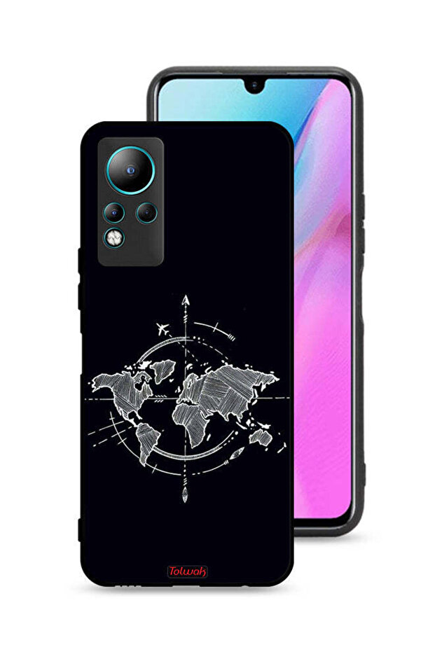 Infinix Note 11 Protective Case Cover Compass Art