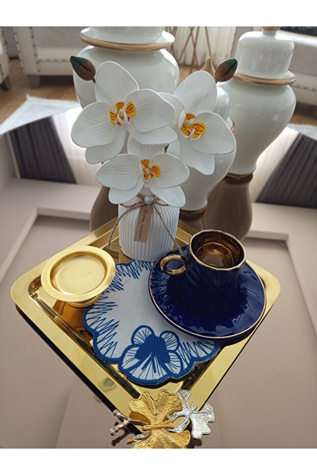 Mini orkide sunum çiçeği - 4