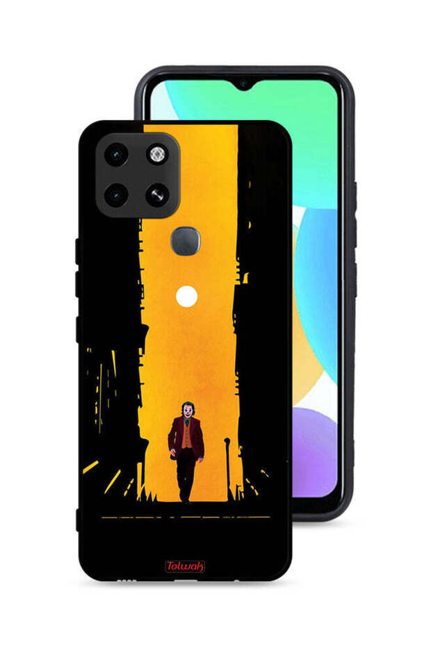 غطاء حماية لهاتف Infinix Smart 6 بتصميم جوكر، عمل فني رقمي تجريدي