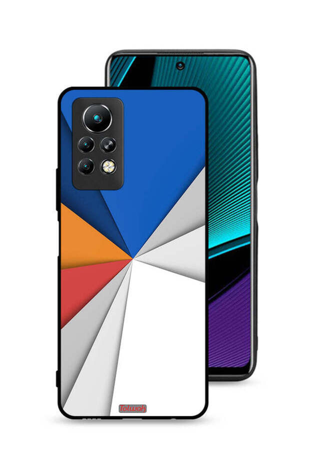 غطاء حماية لهاتف Infinix Note 11 Pro مصنوع من مادة مطابقة للفن التجريدي