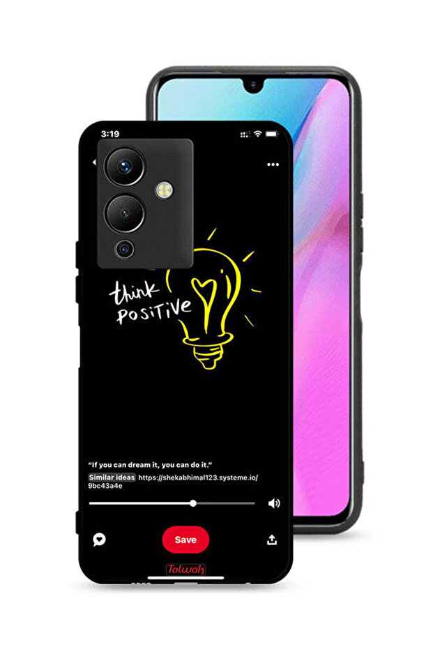 غطاء حماية لهاتف Infinix Note 12 5G - فكر بإيجابية