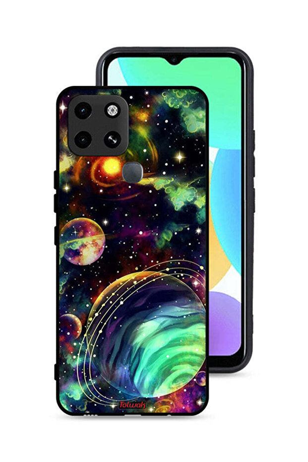 غطاء حماية لجهاز Infinix Smart 6 بتصميم Planets