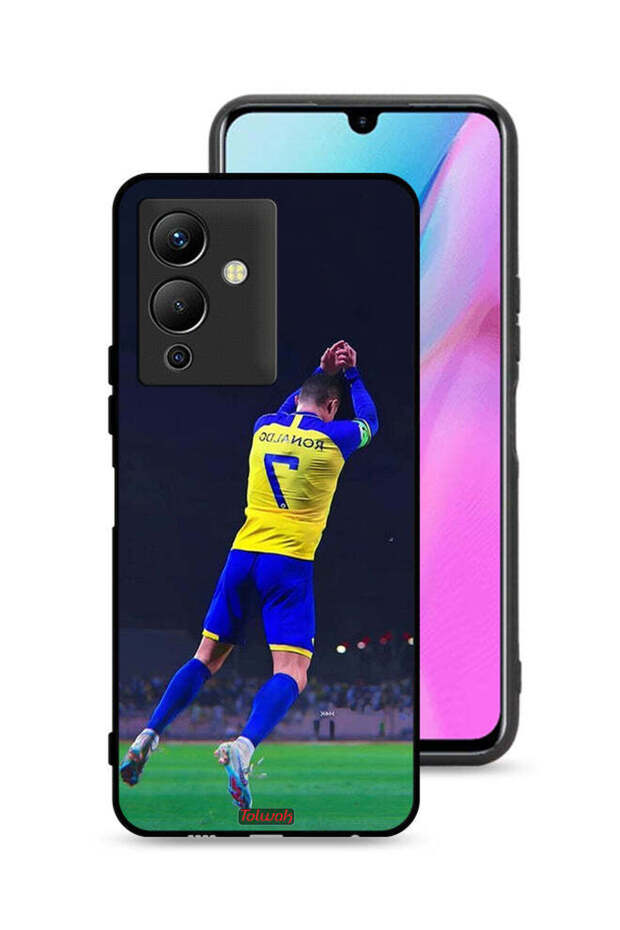 غطاء حماية لهاتف Infinix Note 12 5G بطبعة كريستيانو رونالدو