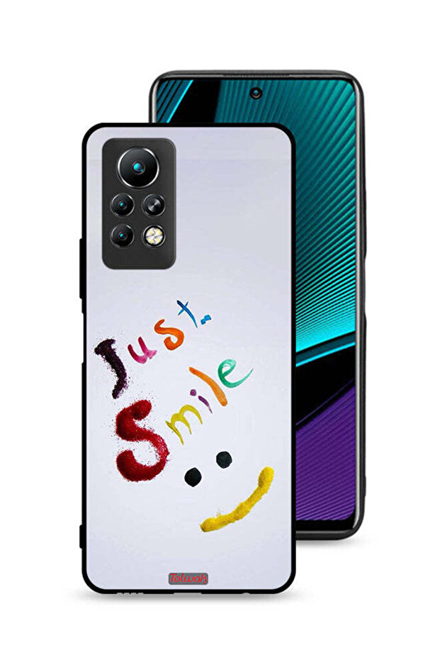 غطاء حماية لجهاز Infinix Note 11 Pro - ابتسامة فقط