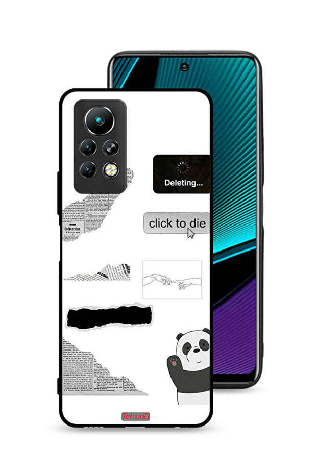 غطاء حماية لجهاز Infinix Note 11 Pro بتصميم باندا