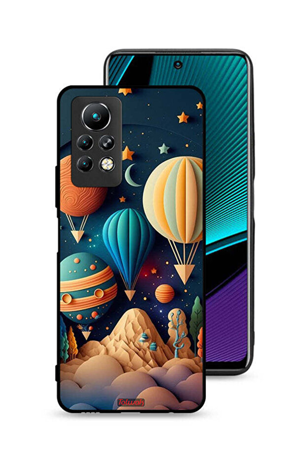 غطاء حماية لجهاز Infinix Note 11 Pro بتصميم فني من Perrashut Art