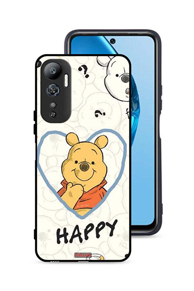 غطاء حماية لهاتف Infinix Hot 20 4G بطبعة Pappy Bear