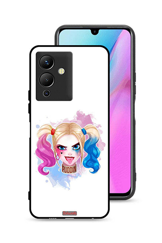 غطاء حماية لهاتف Infinix Note 12 5G برسومات هارلي كوين
