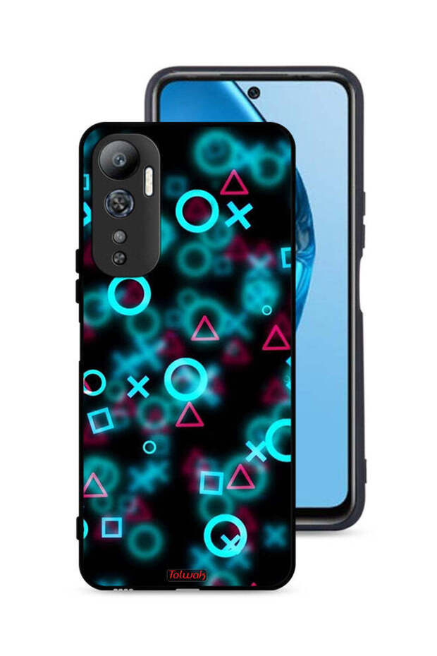 Infinix Hot 20 4G Protective Case Cover Squid Game Icons Small