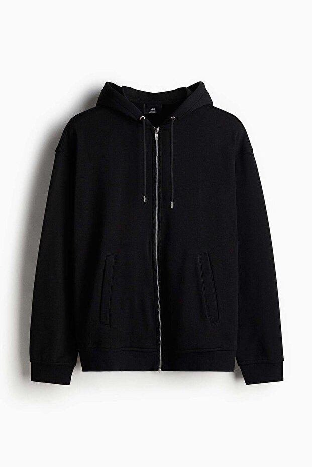 Relaxed Fit Zip-through hoodie