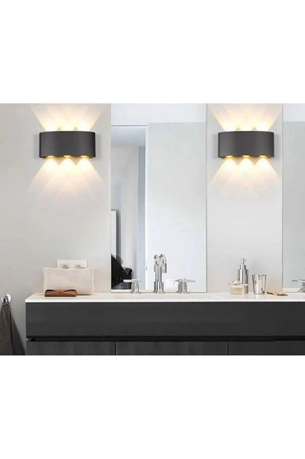 10w Led Aplik Aydınlatma Çift Taraflı Led Dekoratif Duvar Aplik Suya Ve Toza Karşı Dayanıklı - 3