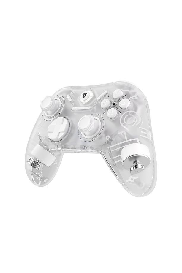 G1 Pro Tri-Mode Hall Effect TMR Manyetik Joystick Beyaz Gamepad - 1
