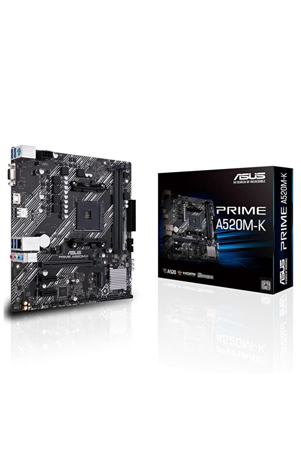 PRIME A520M-K, 2xDDR4, 1x M.2, D-SUB, HDMI, AM4 Soket Anakart - 2