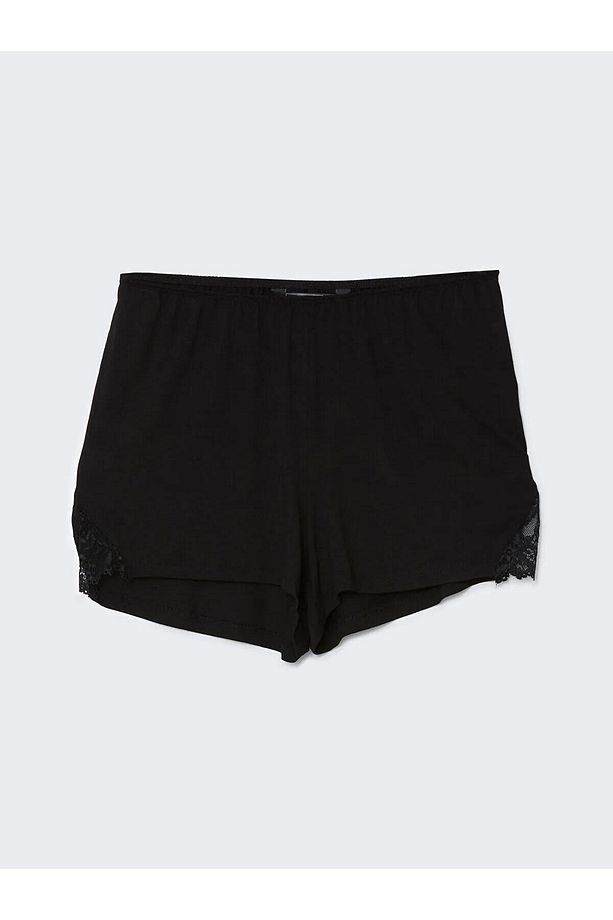 LCW DREAM Gömlek Yaka Kadın Şortlu Pijama Takımı (S5) - 7
