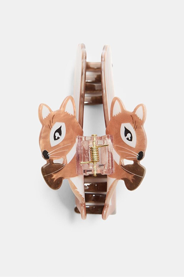 Sincap kürk saç tokası - 5